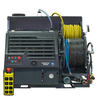 Rioned Essential Series 3 – benzines magasnyomású csatornatisztító Ø 350 mm-ig + távirányítóval