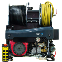 Rioned Essential Series 1 – benzines magasnyomású csatornatisztító Ø 250 mm-ig + távirányítóval