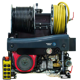 Rioned Essential Series 1 – benzines magasnyomású csatornatisztító Ø 250 mm-ig + távirányítóval