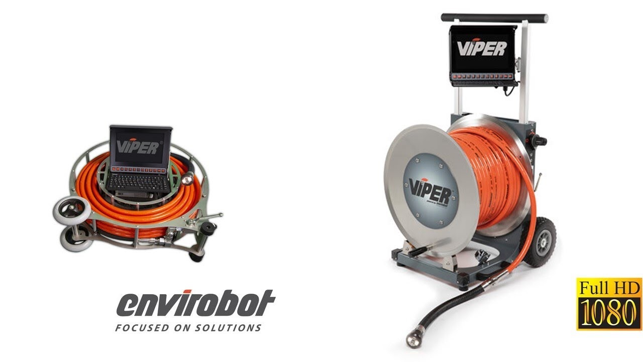 Envirobot Viper csatornatisztító és vizsgálókamera egyben Envirobot Viper csatornatisztító és vizsgálókamera egyben